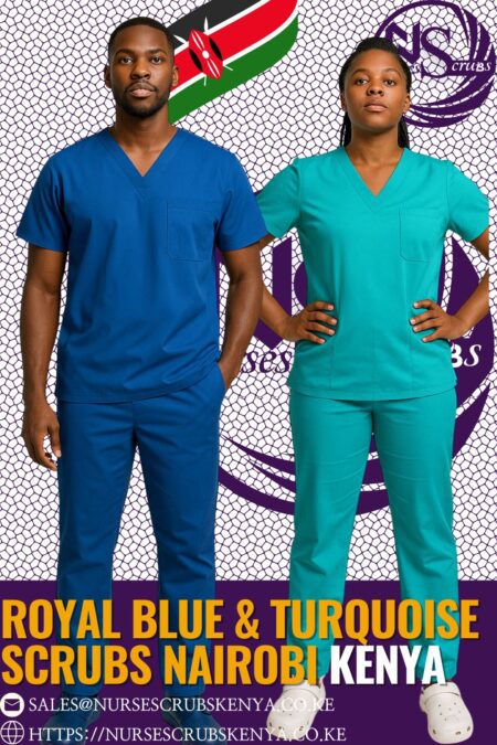Royal Blue & Turquoise Scrubs Nairobi Kenya