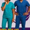 Royal Blue and Turquoise Scrubs Kenya