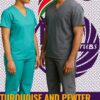 Turquoise and Pewter scrubs sales Kenya