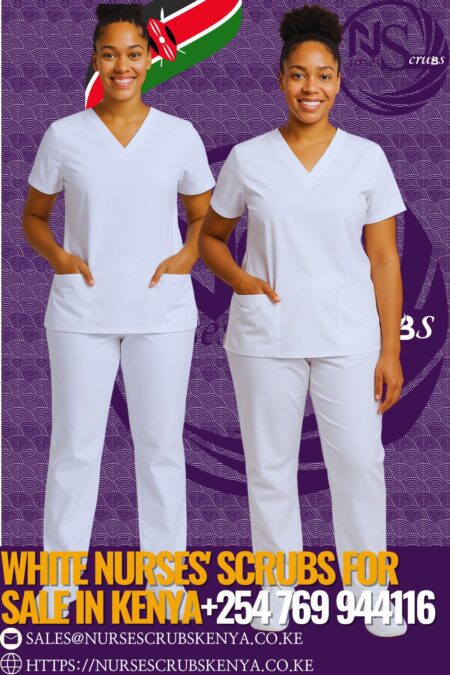 White Nurses' Scrubs sales Kenya+254 769 944116
