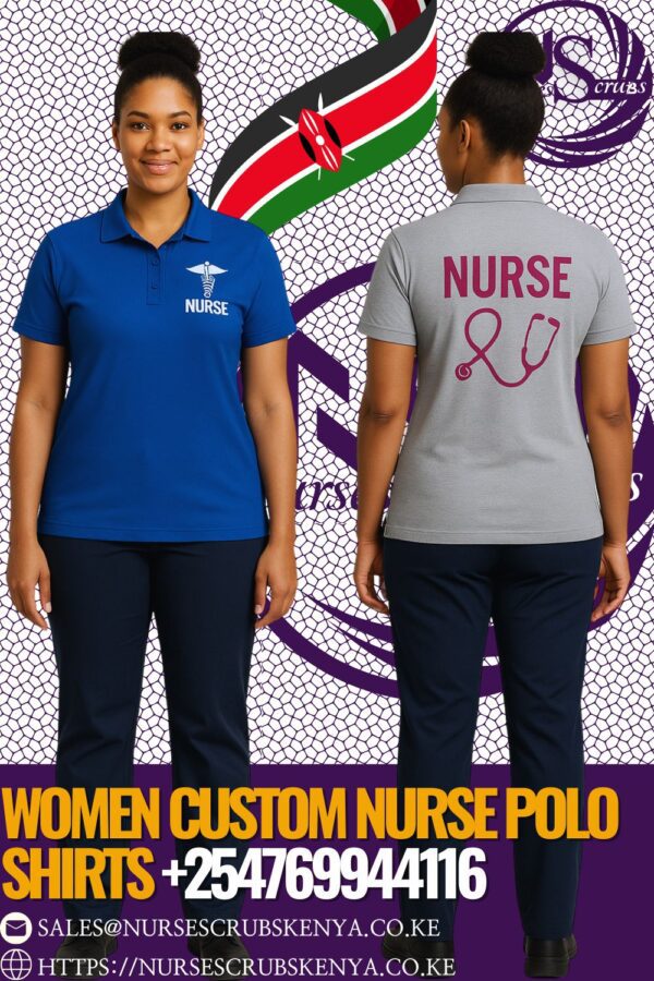 Women Custom Nurse Polo shirts +254769944116
