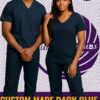 Custom Made Dark Blue Nurses Scrubs Kenya