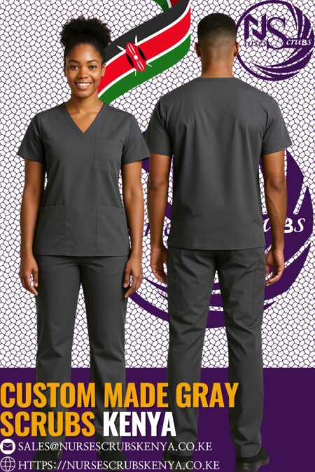 Custom Made Gray Scrubs Kenya