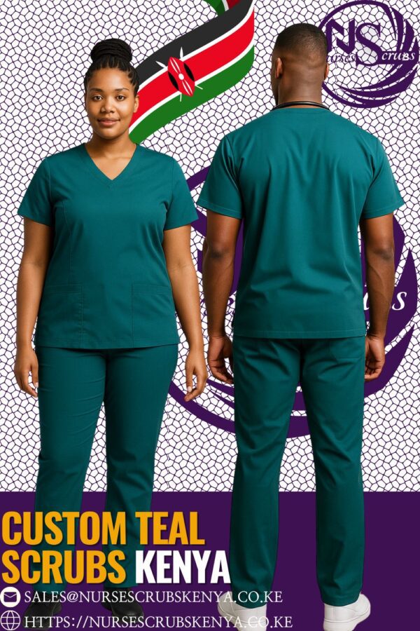 Custom Teal Scrubs Kenya