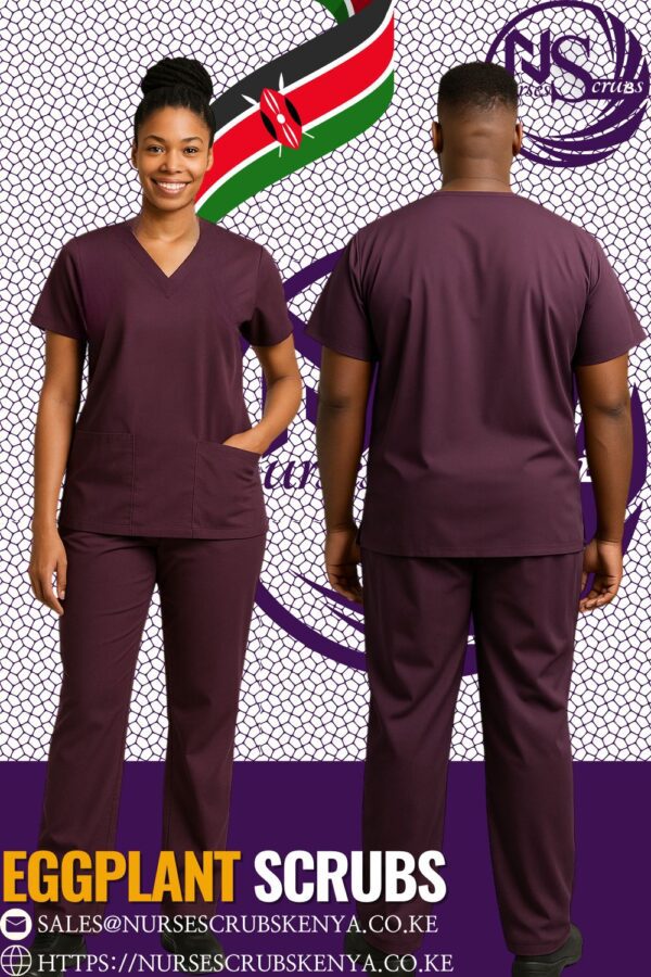 Eggplant Scrubs