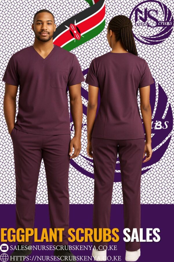 Eggplant Scrubs Sales