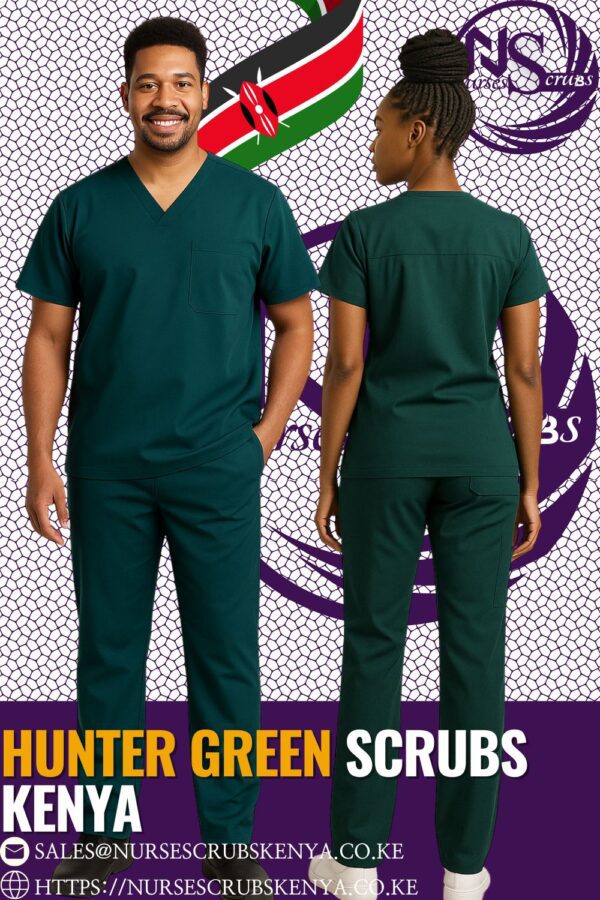 Hunter Green Scrubs Kenya