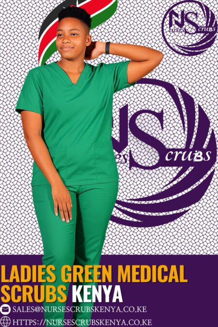 Ladies green medical Scrubs Kenya