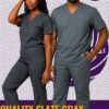 Quality Slate Gray nurses Scrubs Kenya