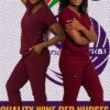 Quality Wine Red Nurses Scrubs Kenya