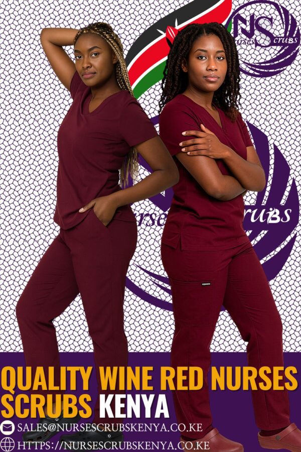 Quality Wine Red Nurses Scrubs Kenya